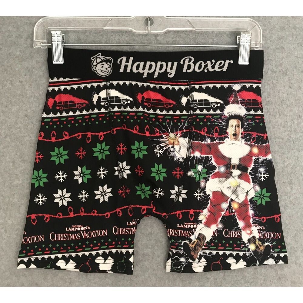 NEW! Christmas Vacation Boxer Brief Mens Small National Lampoon‎ Chevy Chase